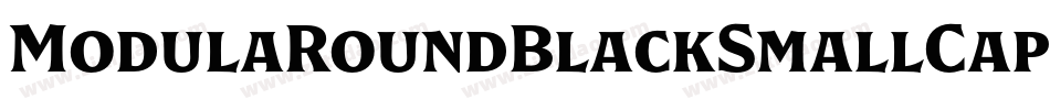 ModulaRoundBlackSmallCaps Regular字体转换